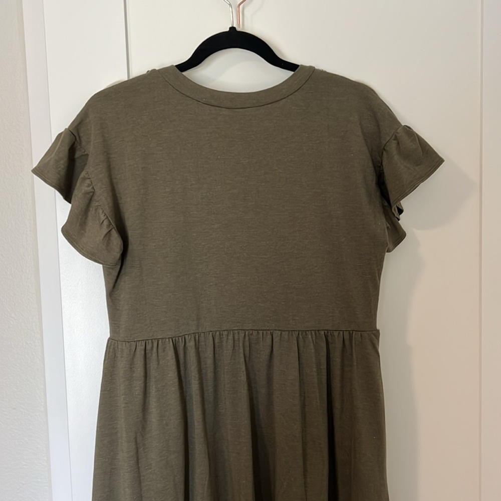 Lulus Ruffle Shirt Dress - Picture 7 of 8